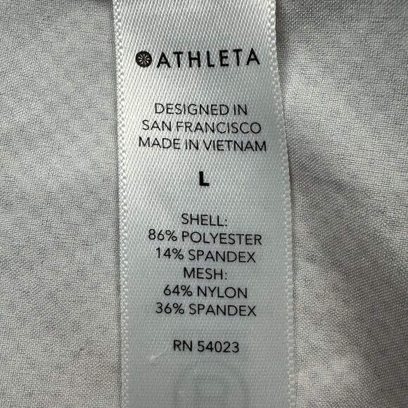 Athleta Jacket Womens Large Gray Full Zip Hoodie Running Activewear Windbreaker - Picture 9 of 14